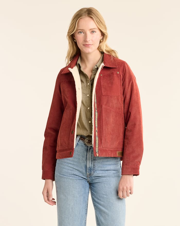 WOMEN'S WIND RIVER CORDUROY TRUCKER JACKET